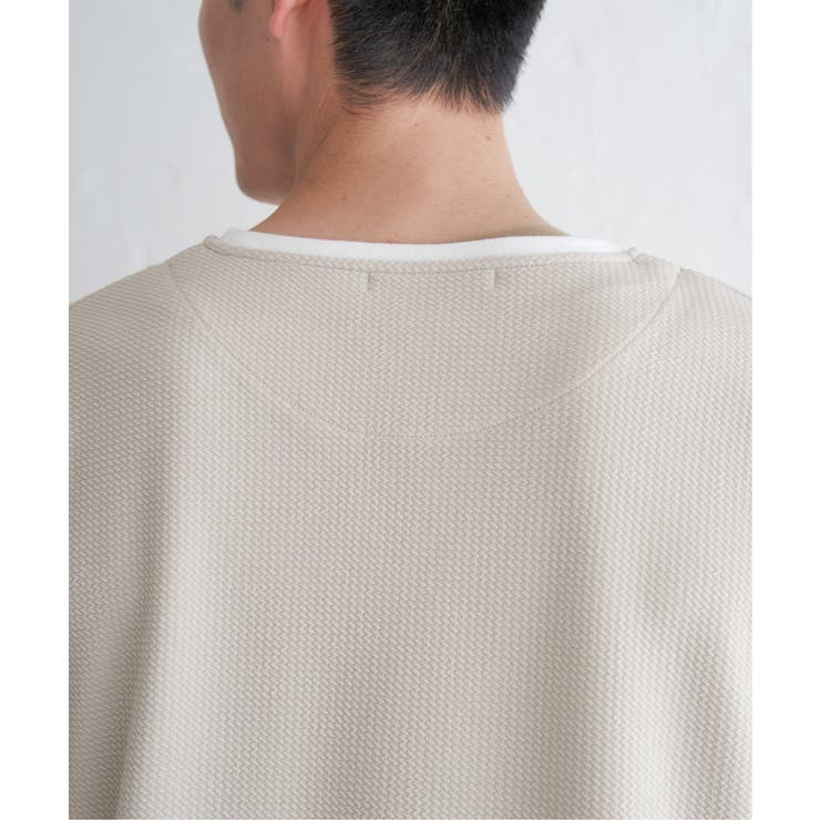 【親子コーデ】キーネックレイヤード7分袖Tシャツ | ikka  | 詳細画像27 
