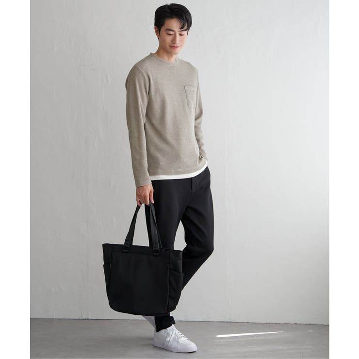 メランジワッフルポケフェイクロンＴ | ikka  | 詳細画像10 