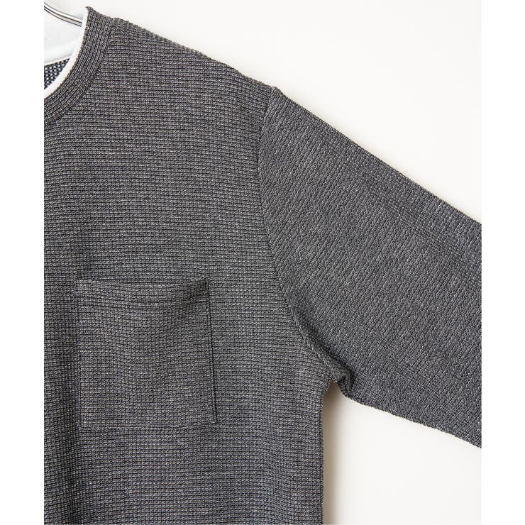 メランジワッフルポケフェイクロンＴ | ikka  | 詳細画像26 