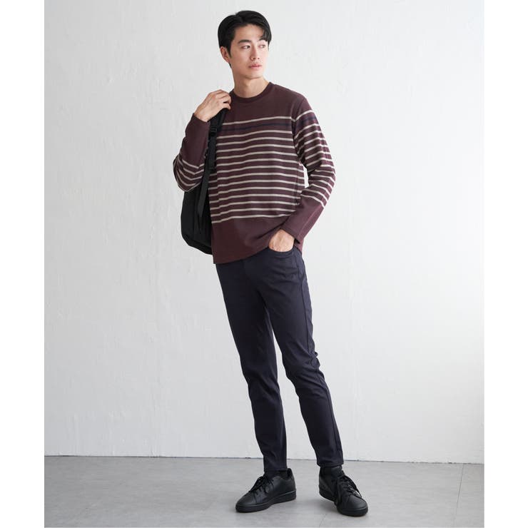 ジャカード３カラーボーダーロンＴ | ikka  | 詳細画像20 