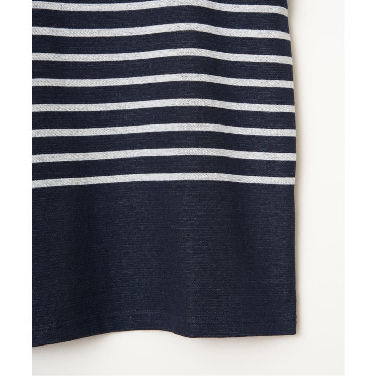 ジャカード３カラーボーダーロンＴ | ikka  | 詳細画像30 