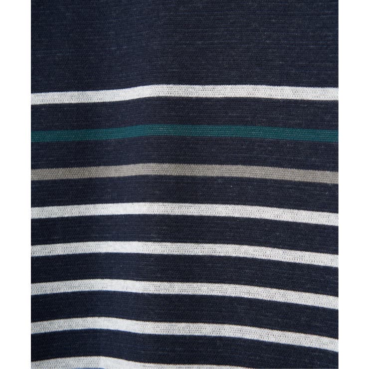 ジャカード３カラーボーダーロンＴ | ikka  | 詳細画像33 