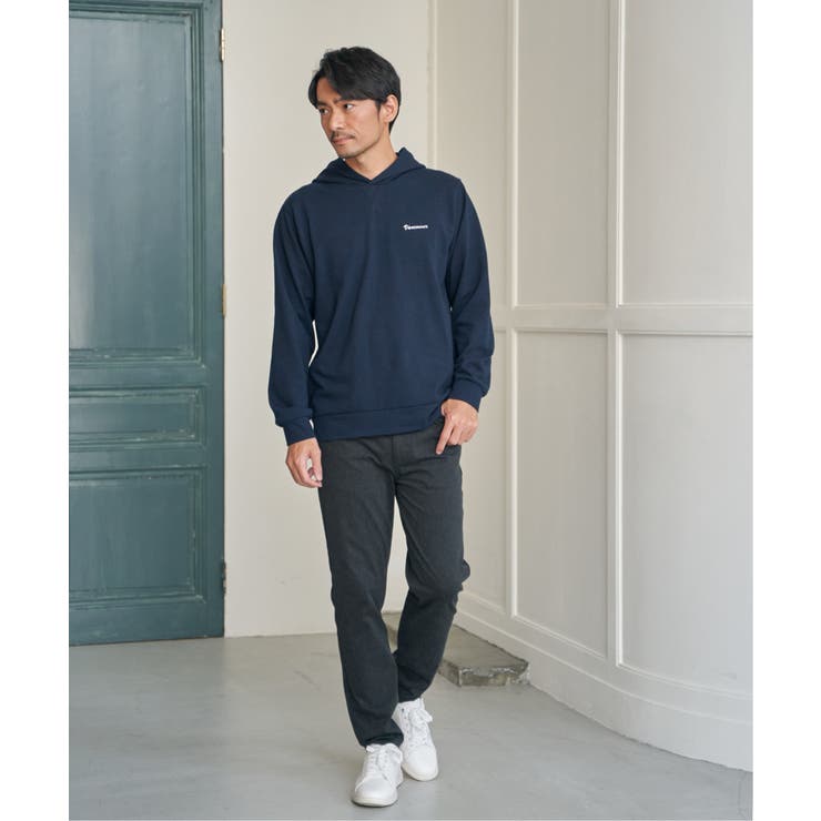 ブロックインレイＴパーカ | ikka  | 詳細画像7 