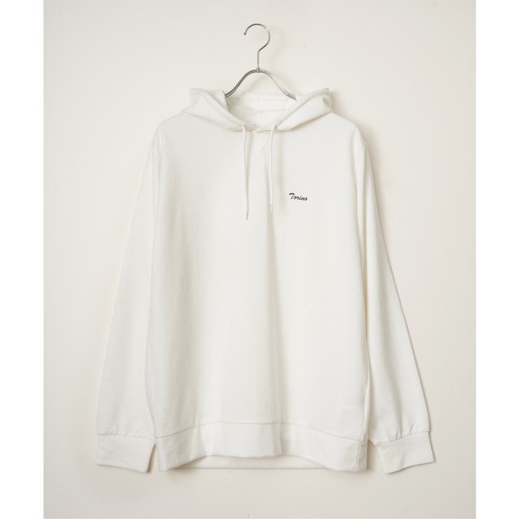 ホワイト | ブロックインレイＴパーカ | ikka 