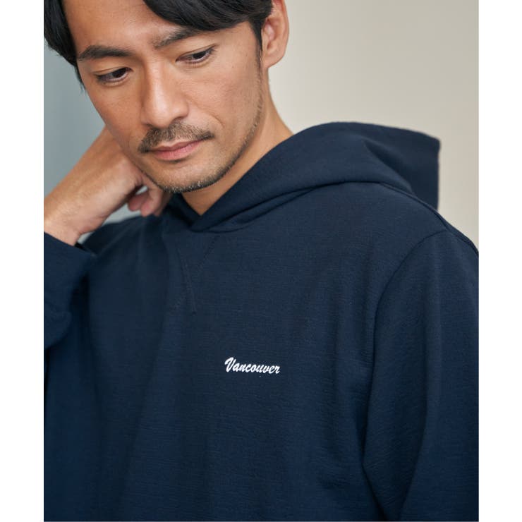 ブロックインレイＴパーカ | ikka  | 詳細画像2 