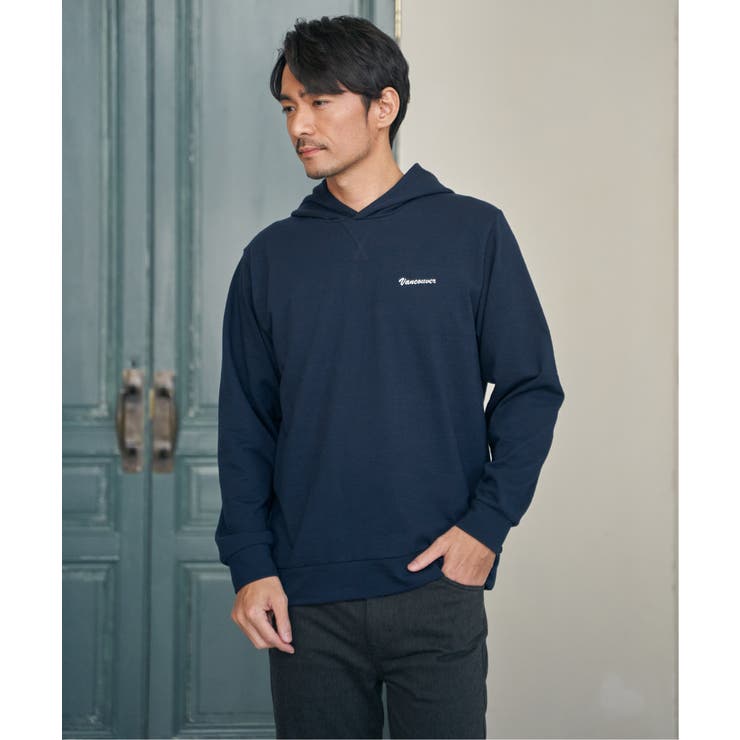 ブロックインレイＴパーカ | ikka  | 詳細画像3 