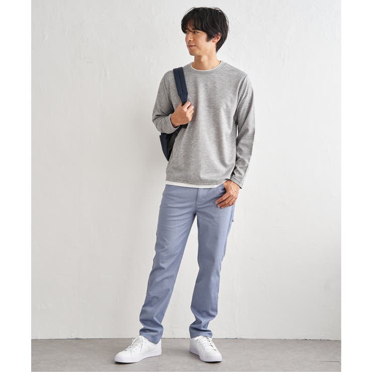 【吸水速乾】速乾ピケレイヤードロンT | ikka  | 詳細画像4 