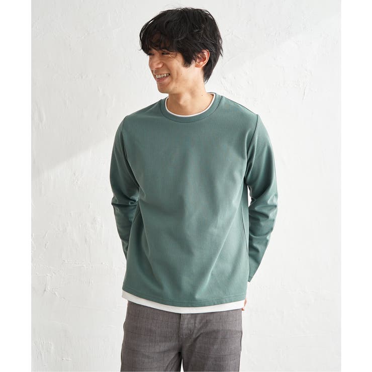 【吸水速乾】速乾ピケレイヤードロンT | ikka  | 詳細画像10 