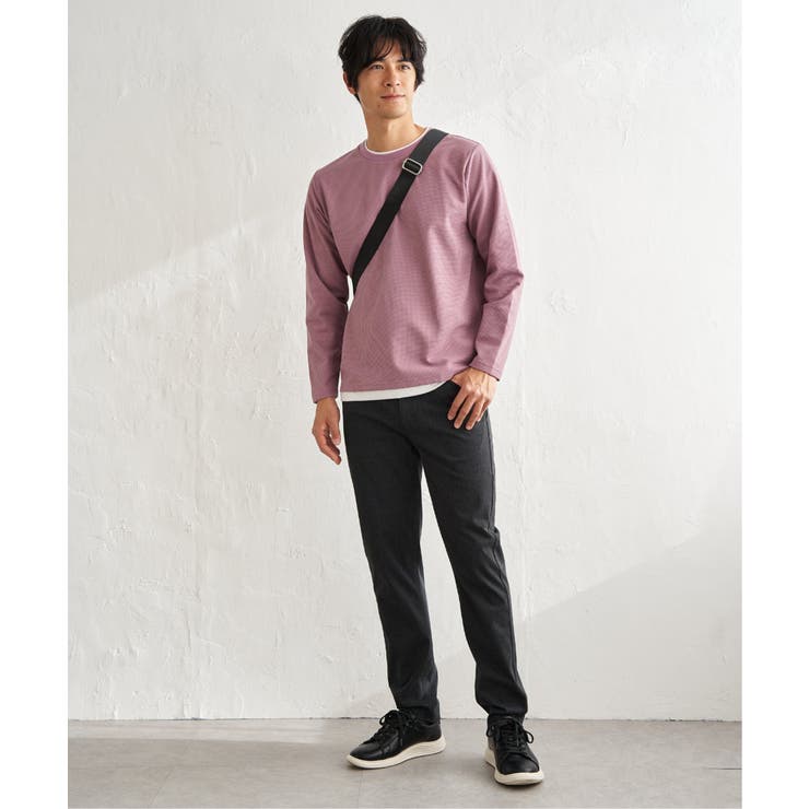 【吸水速乾】速乾ピケレイヤードロンT | ikka  | 詳細画像21 