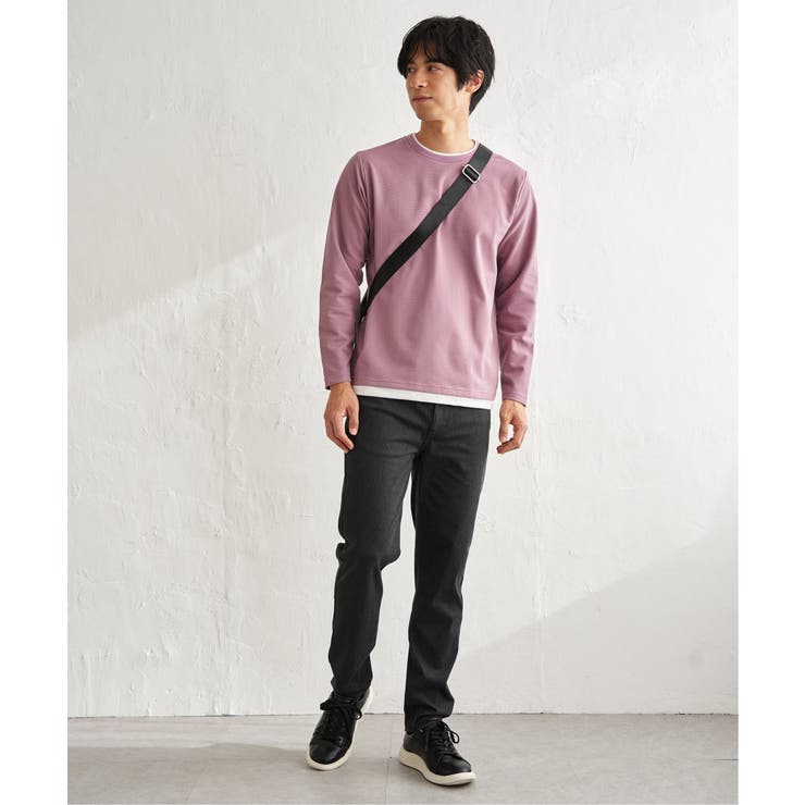 【吸水速乾】速乾ピケレイヤードロンT | ikka  | 詳細画像22 