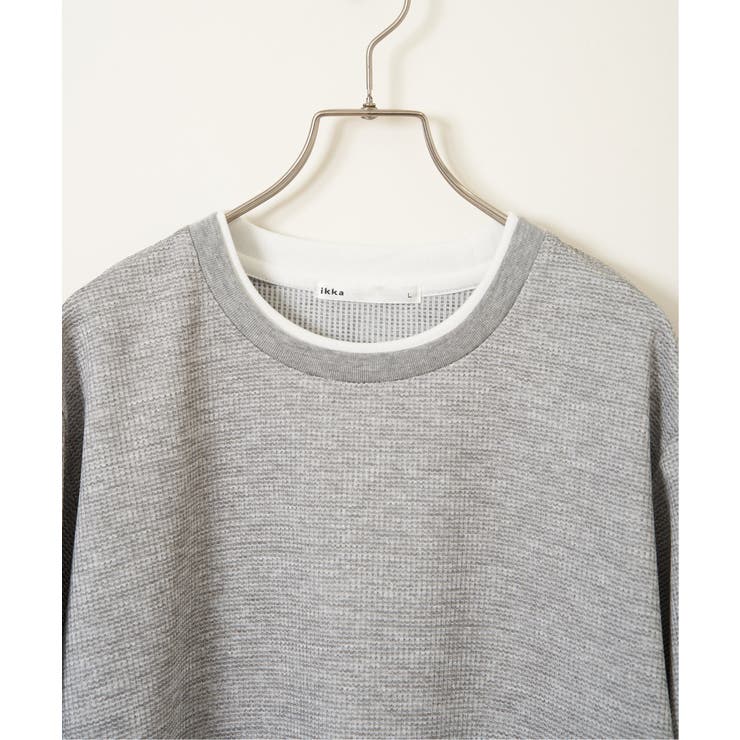 【吸水速乾】速乾ピケレイヤードロンT | ikka  | 詳細画像26 