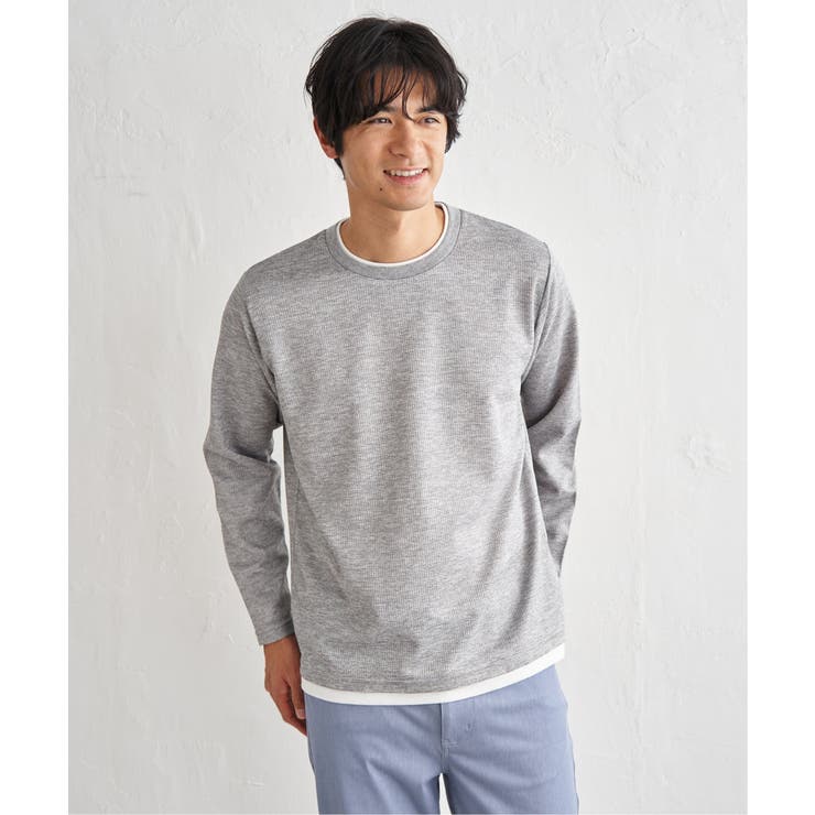 【吸水速乾】速乾ピケレイヤードロンT | ikka  | 詳細画像2 