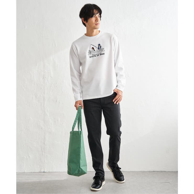 ポンチ刺繍ロンT | ikka  | 詳細画像6 