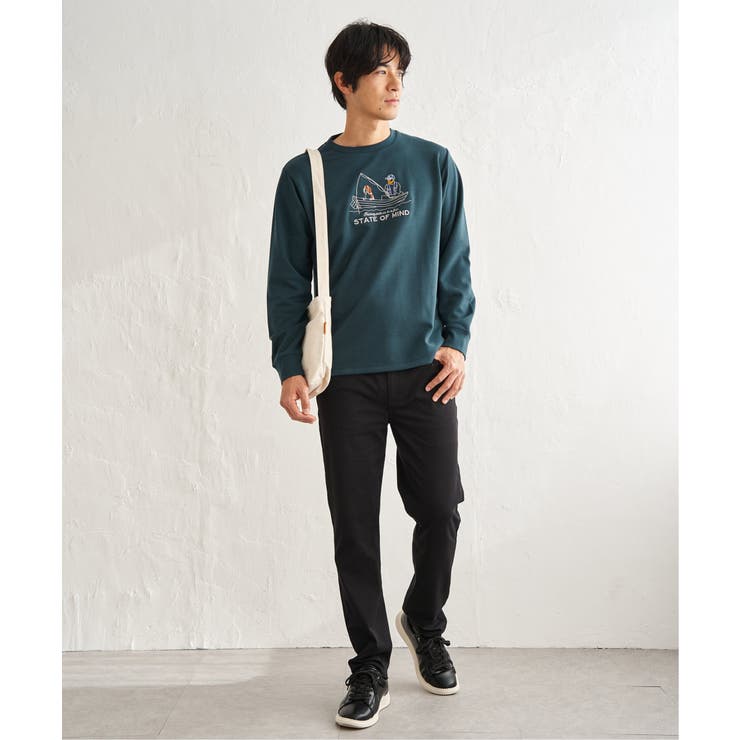 ポンチ刺繍ロンT | ikka  | 詳細画像13 