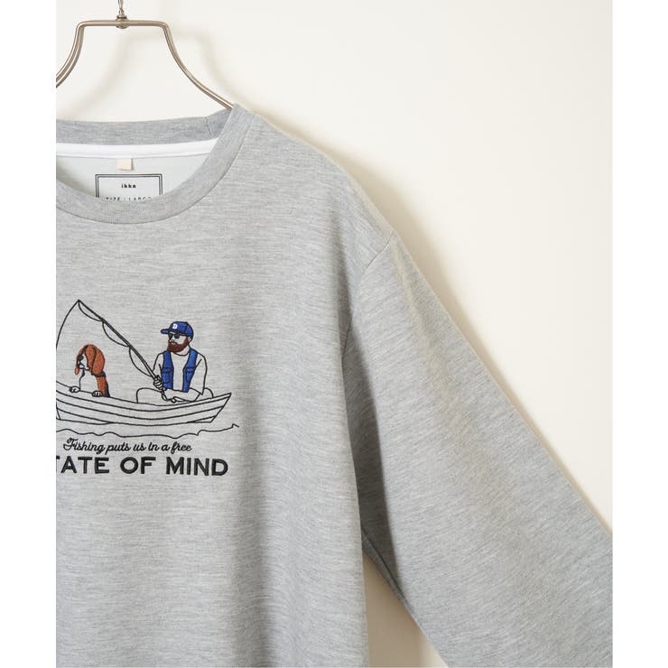 ポンチ刺繍ロンT | ikka  | 詳細画像14 