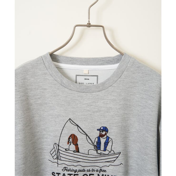 ポンチ刺繍ロンT | ikka  | 詳細画像17 