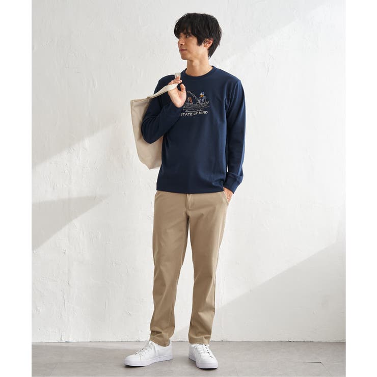 ポンチ刺繍ロンT | ikka  | 詳細画像3 