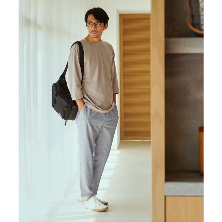 ドライ梨地7分袖Tシャツ | ikka  | 詳細画像10 