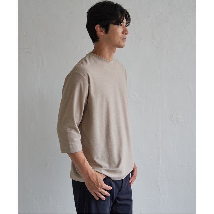 ドライ梨地7分袖Tシャツ | ikka  | 詳細画像12 
