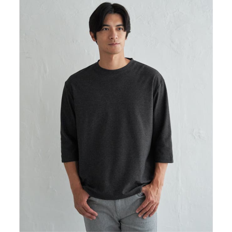 ドライ梨地7分袖Tシャツ | ikka  | 詳細画像15 