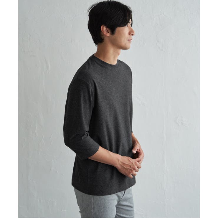 ドライ梨地7分袖Tシャツ | ikka  | 詳細画像16 