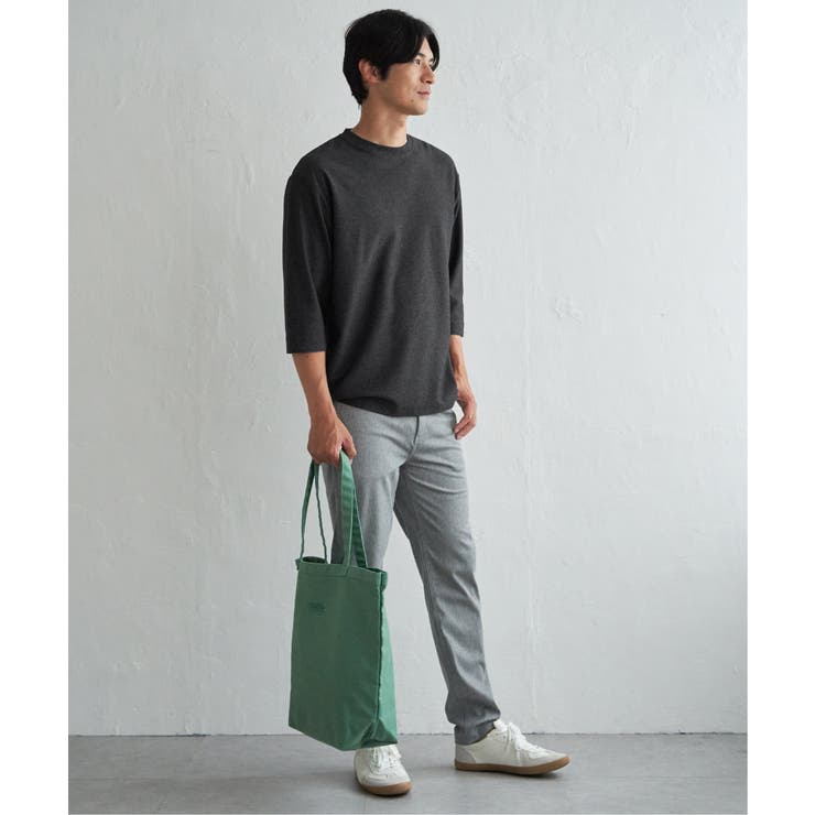 ドライ梨地7分袖Tシャツ | ikka  | 詳細画像18 
