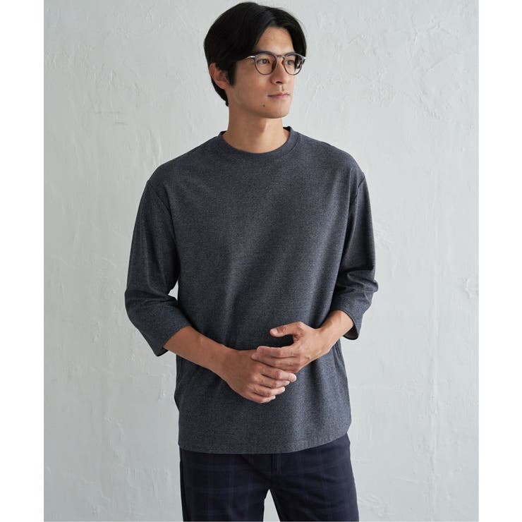ドライ梨地7分袖Tシャツ | ikka  | 詳細画像20 