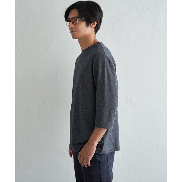 ドライ梨地7分袖Tシャツ | ikka  | 詳細画像21 