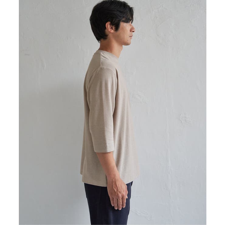 ドライ梨地7分袖Tシャツ | ikka  | 詳細画像24 
