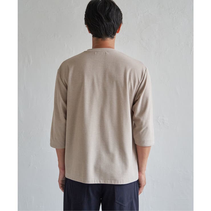 ドライ梨地7分袖Tシャツ | ikka  | 詳細画像25 