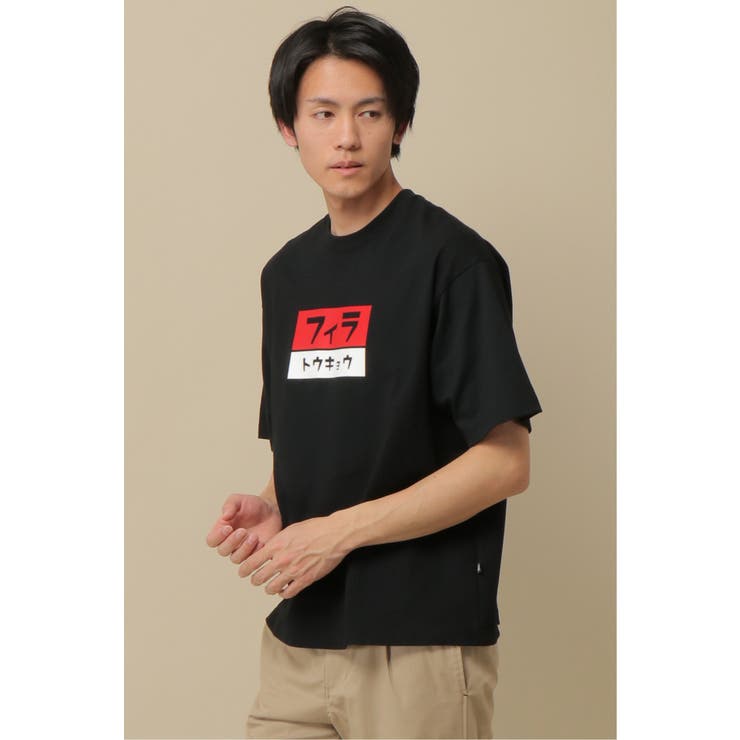 ブラック | FILA ヘリテージ TOKYOTシャツ | ikka 