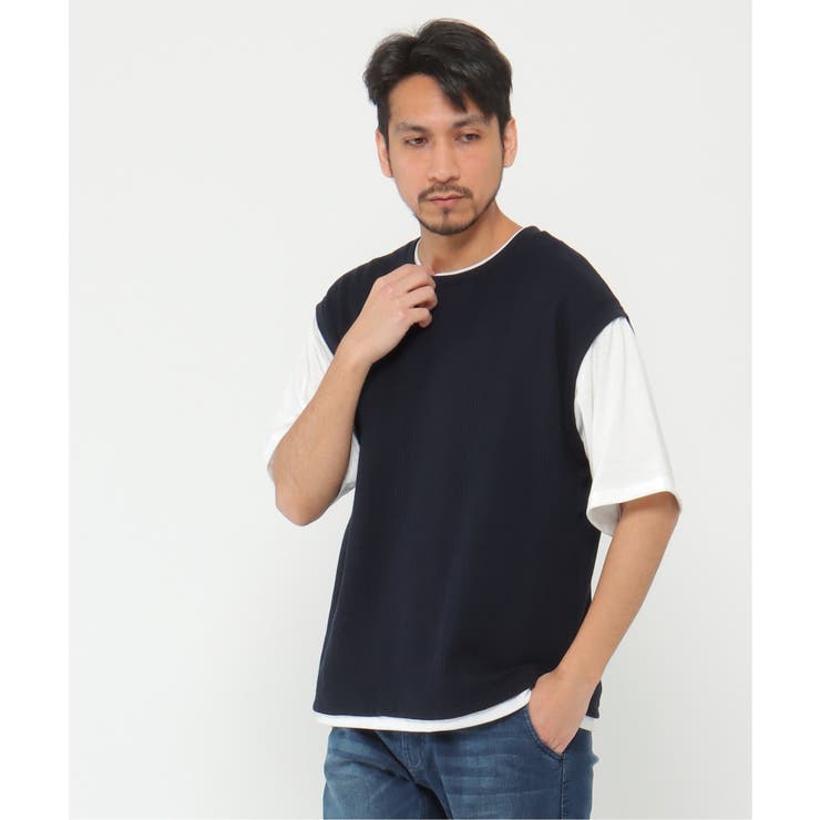 5分フェイクベストt 品番 Ikaw Ikka イッカ のメンズファッション通販 Shoplist ショップリスト