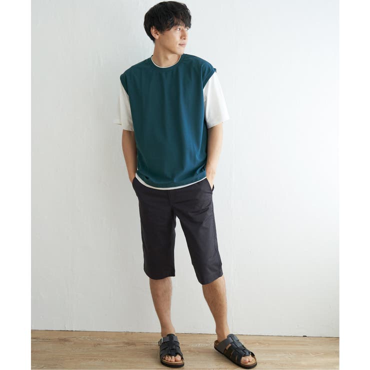 【接触冷感/吸水速乾】マルチファンクションベストT【親子コーデ】 | ikka  | 詳細画像2