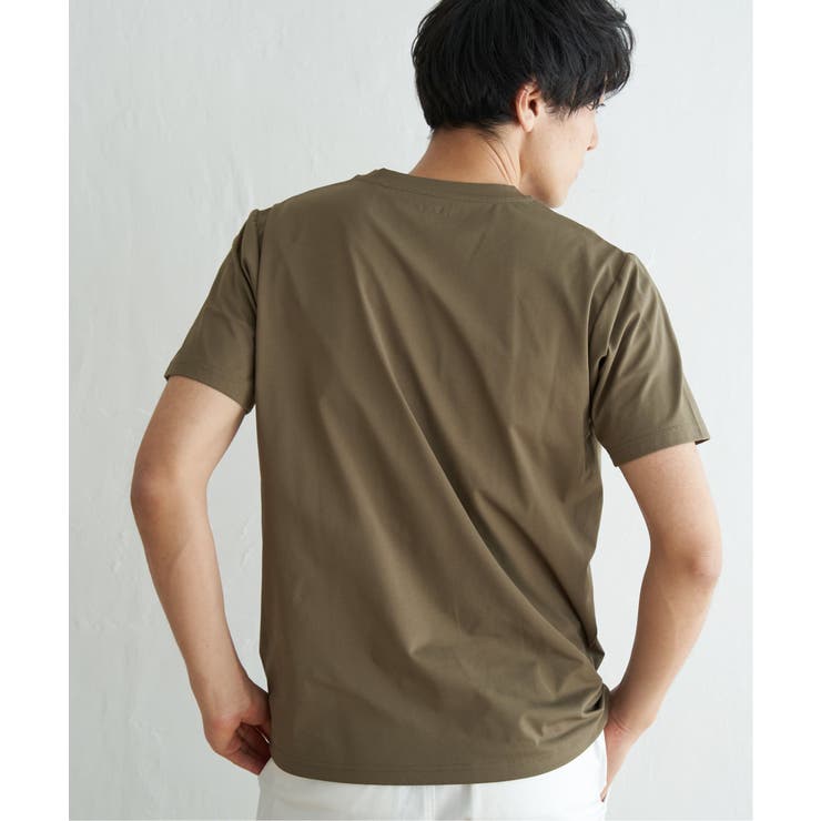 【接触冷感/吸水速乾】速乾COOLポケットプリントTシャツ | ikka  | 詳細画像15