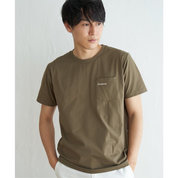 【接触冷感/吸水速乾】速乾COOLポケットプリントTシャツ | ikka  | 詳細画像16