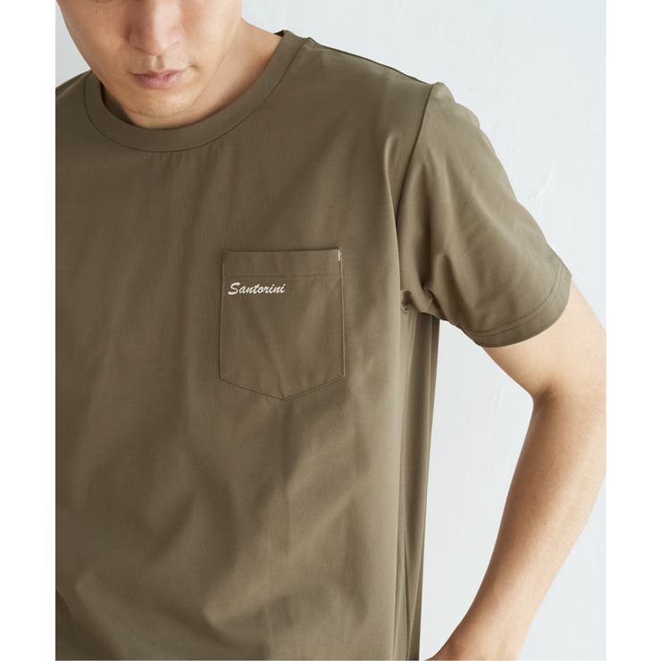 【接触冷感/吸水速乾】速乾COOLポケットプリントTシャツ | ikka  | 詳細画像17