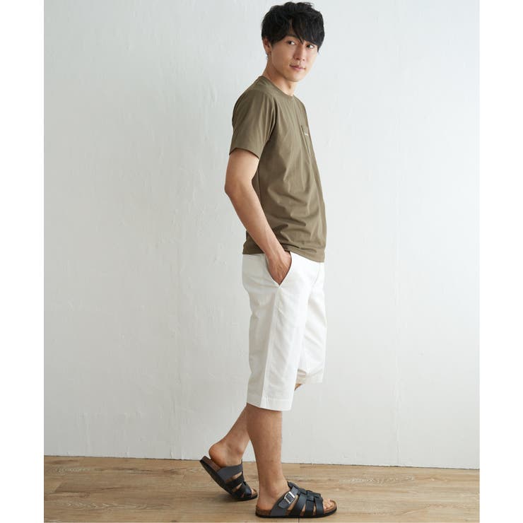 【接触冷感/吸水速乾】速乾COOLポケットプリントTシャツ | ikka  | 詳細画像2