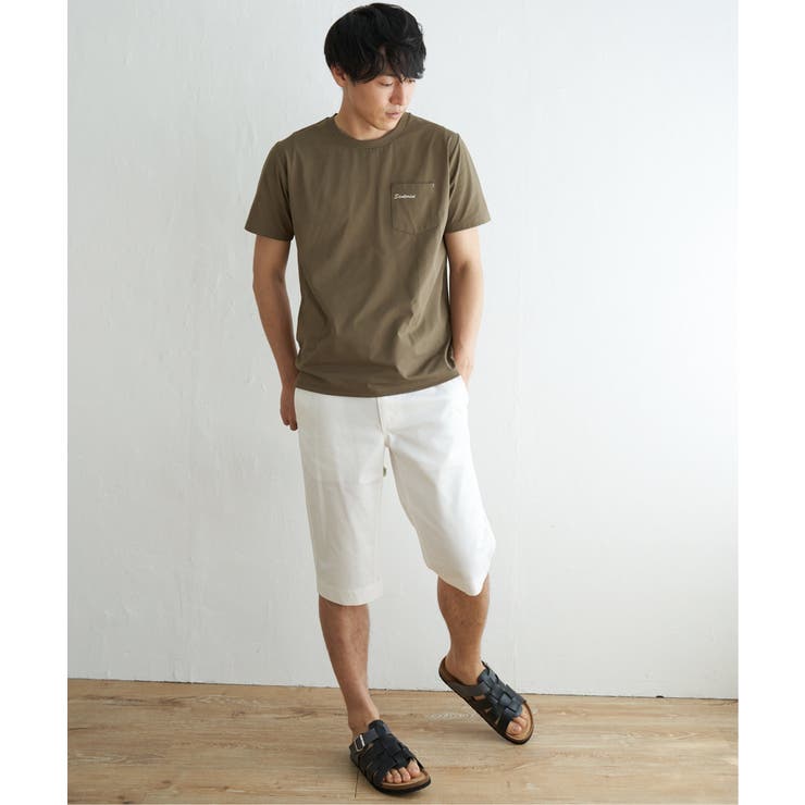 【接触冷感/吸水速乾】速乾COOLポケットプリントTシャツ | ikka  | 詳細画像3