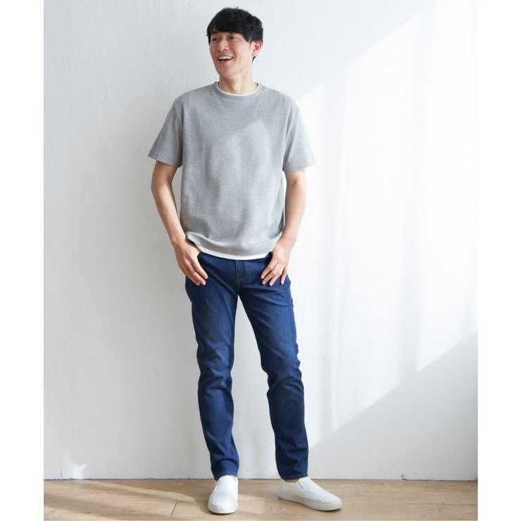 メランジワッフルフェイクTシャツ | ikka  | 詳細画像8