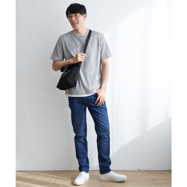 メランジワッフルフェイクTシャツ | ikka  | 詳細画像9