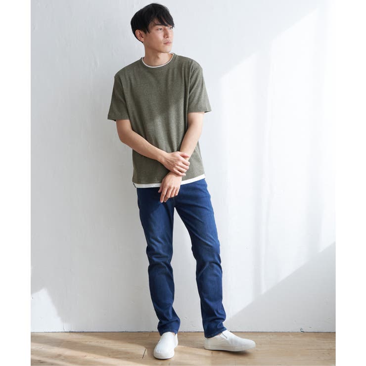 メランジワッフルフェイクTシャツ | ikka  | 詳細画像12