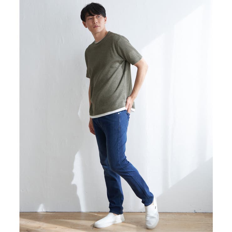 メランジワッフルフェイクTシャツ | ikka  | 詳細画像13