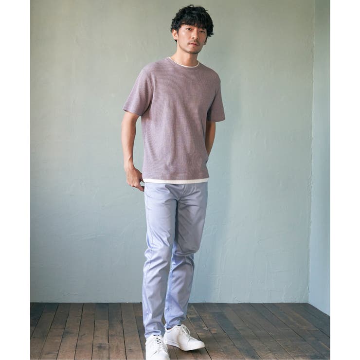 メランジワッフルフェイクTシャツ | ikka  | 詳細画像19