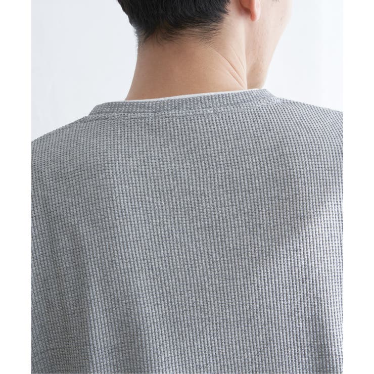 メランジワッフルフェイクTシャツ | ikka  | 詳細画像31