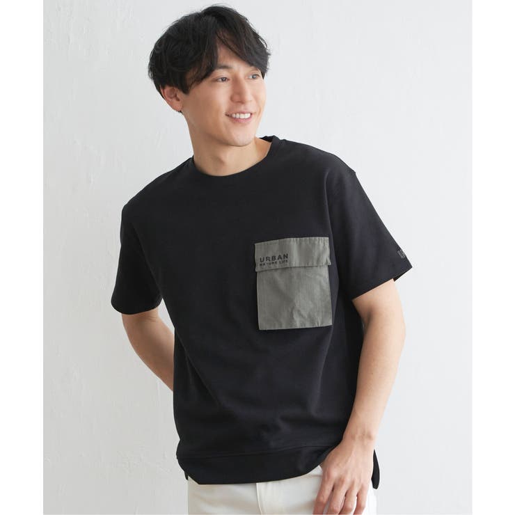 URBAN NATURE LIFE フラップポケットTシャツ | ikka  | 詳細画像7 