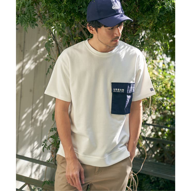 URBAN NATURE LIFE フラップポケットTシャツ | ikka  | 詳細画像10 
