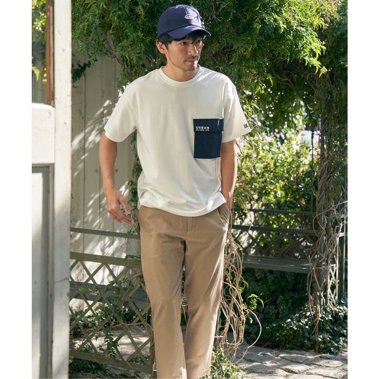 URBAN NATURE LIFE フラップポケットTシャツ | ikka  | 詳細画像12 