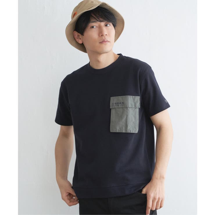 URBAN NATURE LIFE フラップポケットTシャツ | ikka  | 詳細画像24 