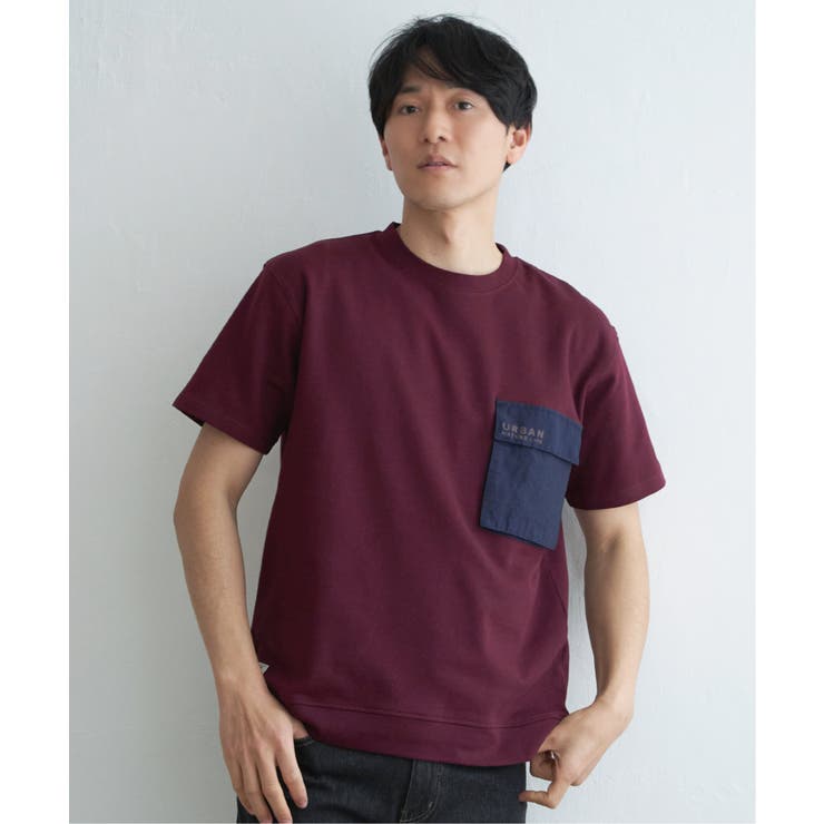 ワイン | URBAN NATURE LIFE フラップポケットTシャツ | ikka 