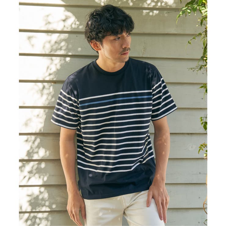 ボルテックスDRYボーダーTシャツ | ikka  | 詳細画像2